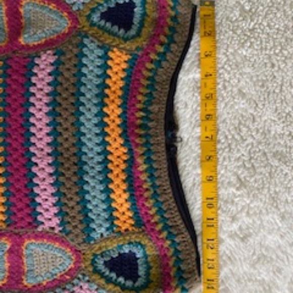 Anthropologie FIETS VOOR 2 Boho Dear Penny Crochet Knit Skirt XS - Picture 8 of 10